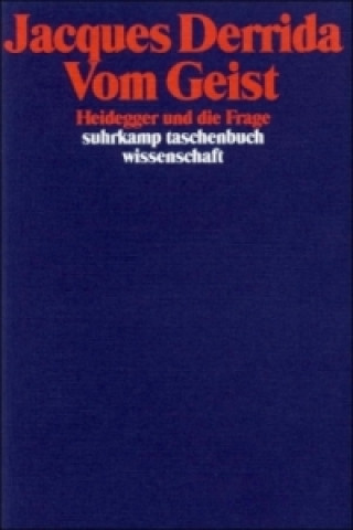 Kniha Vom Geist Jacques Derrida