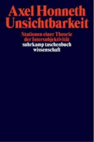 Книга Unsichtbarkeit Axel Honneth