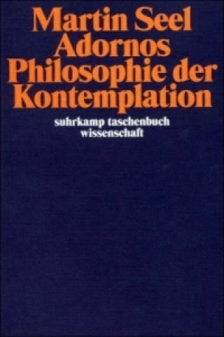 Kniha Adornos Philosophie der Kontemplation Martin Seel