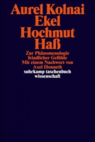 Kniha Ekel, Hochmut, Haß Aurel Kolnai