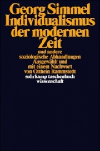 Könyv Individualismus der modernen Zeit Georg Simmel