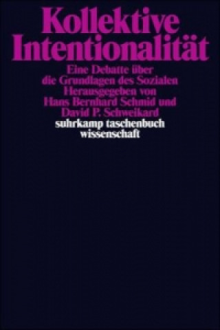 Livre Kollektive Intentionalität Hans-Bernhard Schmid