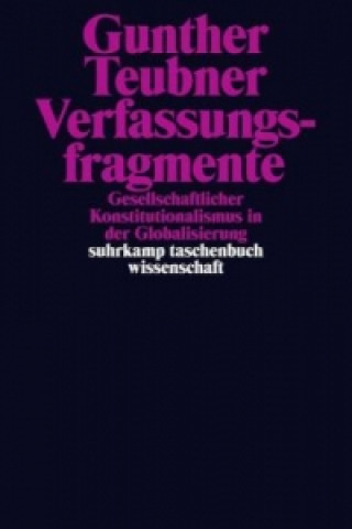 Kniha Verfassungsfragmente Gunther Teubner