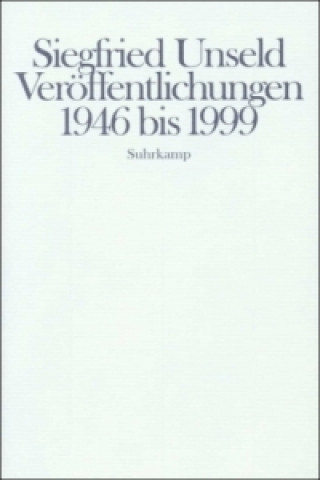 Carte Veröffentlichungen 1946 bis 1999 Siegfried Unseld