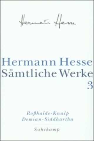 Buch Roßhalde. Knulp. Demian; Siddhartha Hermann Hesse