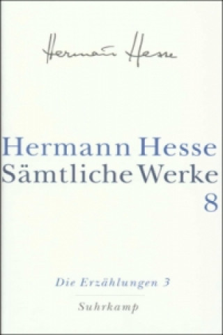 Kniha Die Erzählungen. Tl.3 Hermann Hesse