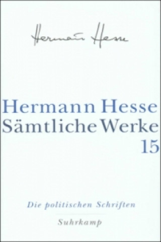 Kniha Politische Schriften Hermann Hesse