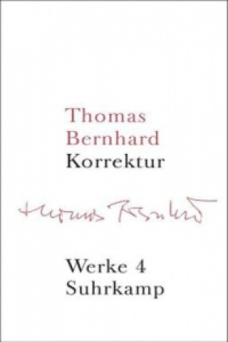 Buch Korrektur Thomas Bernhard