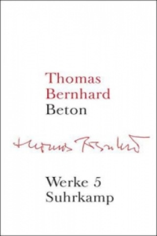 Kniha Beton Thomas Bernhard