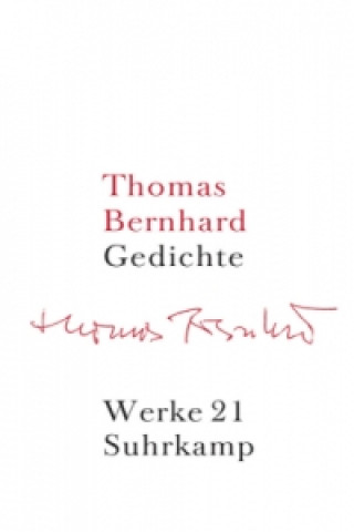 Kniha Gedichte Thomas Bernhard