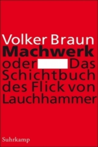 Könyv Machwerk oder Das Schichtbuch des Flick von Lauchhammer Volker Braun