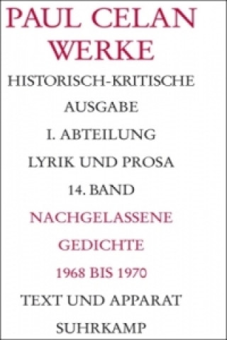 Carte Nachgelassene Gedichte 1968-1970 Thomas Schneider
