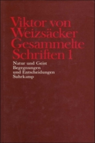Könyv Natur und Geist; Begegnungen und Entscheidungen Viktor von Weizsäcker