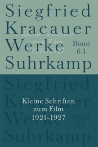 Carte Werke in neun Bänden, 6 Teile Siegfried Kracauer
