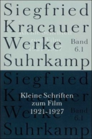 Kniha Werke in neun Bänden, 6 Teile Siegfried Kracauer