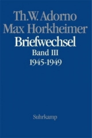 Książka Briefwechsel 1927-1969. Bd.3 Theodor W. Adorno