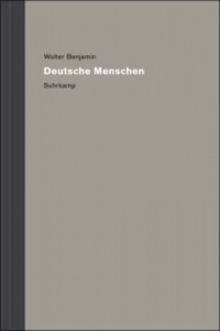 Libro Deutsche Menschen Walter Benjamin