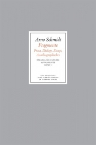 Livre Fragmente Arno Schmidt