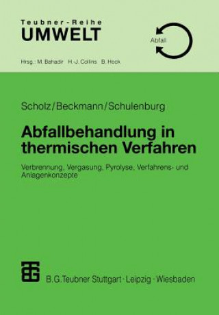 Книга Abfallbehandlung in Thermischen Verfahren Reinhard Scholz