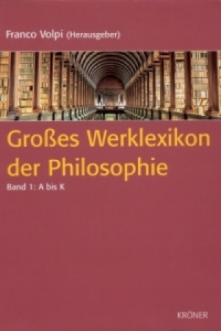 Carte Großes Werklexikon der Philosophie, 2 Teile Franco Volpi