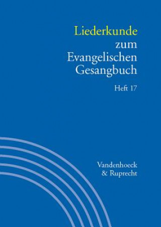 Kniha Liederkunde zum Evangelischen Gesangbuch. H.17 Wolfgang Herbst