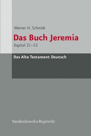 Kniha Das Buch Jeremia. Tl.2 Werner H. Schmidt
