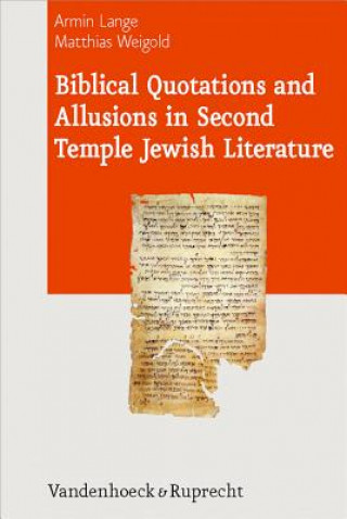 Könyv Biblical Quotations and Allusions in Second Temple Jewish Literature Armin Lange