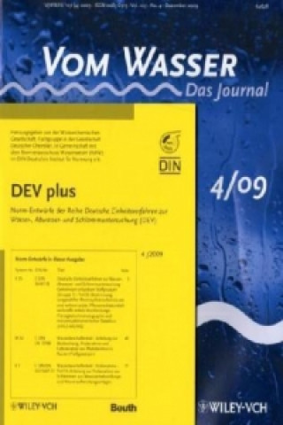 Carte DEV plus. Nr.4/2009 Fachgruppe in der GDCh Wasserchemische Gesellschaft