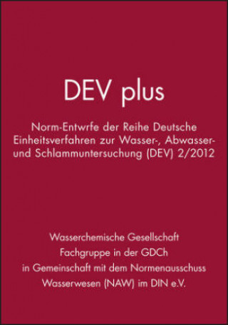 Carte DEV plus Fachgruppe in der GDCh Wasserchemische Gesellschaft
