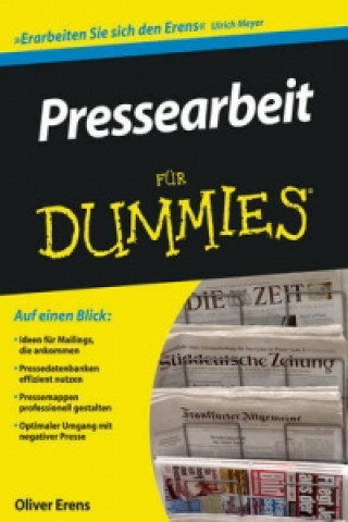 Kniha Pressearbeit fur Dummies Oliver Erens
