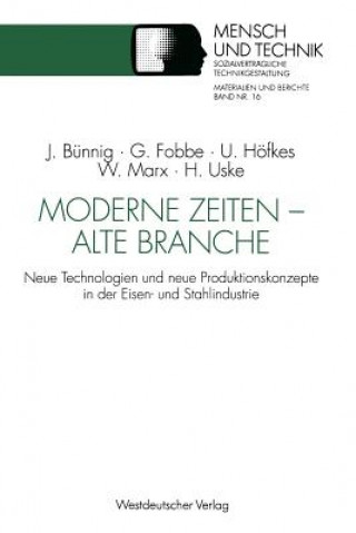 Buch Moderne Zeiten -- Alte Branche Jens Bünning