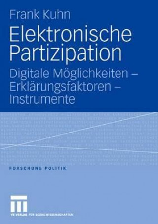 Książka Elektronische Partizipation Frank Kuhn