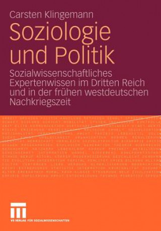 Kniha Soziologie Und Politik Carsten Klingemann