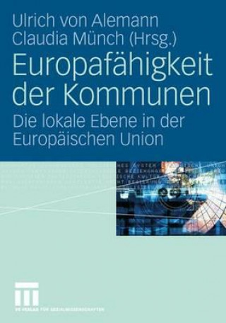 Kniha Europafahigkeit Der Kommunen Ulrich von Alemann