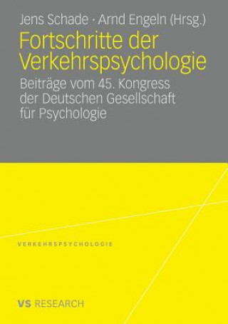 Könyv Fortschritte Der Verkehrspsychologie Jens Schade