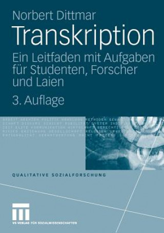 Kniha Transkription Norbert Dittmar
