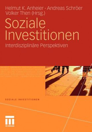 Könyv Soziale Investitionen Helmut K. Anheier