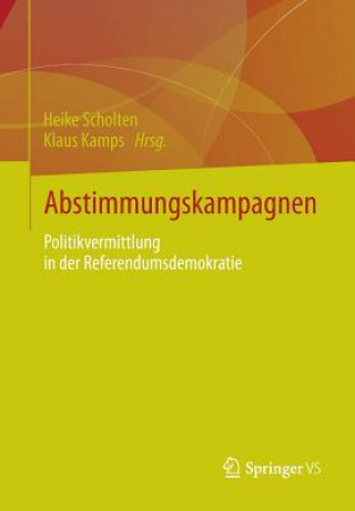 Kniha Abstimmungskampagnen Heike Scholten
