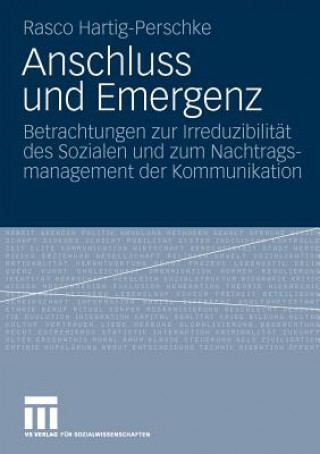 Knjiga Anschluss Und Emergenz Rasco Hartig-Perschke