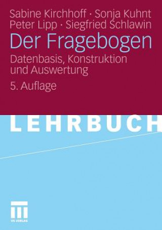 Knjiga Der Fragebogen Sabine Kirchhoff