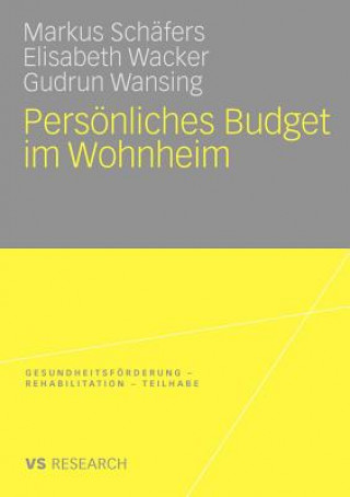Carte Persoenliches Budget Im Wohnheim Markus Schäfers