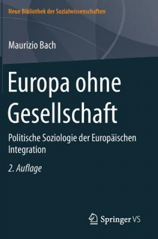 Könyv Europa Ohne Gesellschaft Maurizio Bach