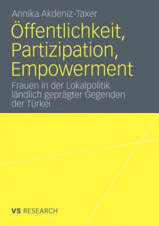 Book ffentlichkeit, Partizipation, Empowerment Annika Akdeniz-Taxer