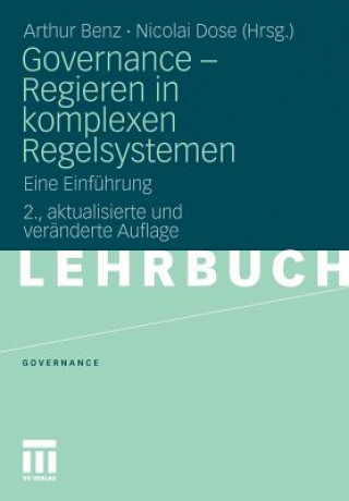 Knjiga Governance - Regieren in Komplexen Regelsystemen Arthur Benz
