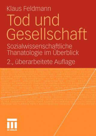 Книга Tod Und Gesellschaft Klaus Feldmann