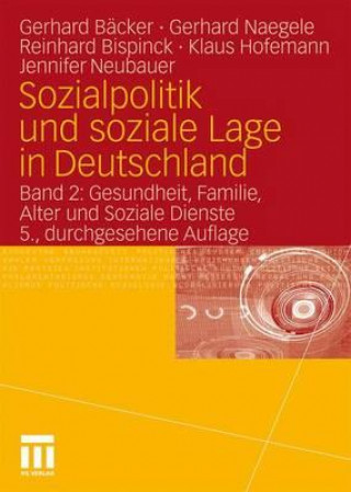 Knjiga Sozialpolitik Und Soziale Lage in Deutschland Gerhard Bäcker