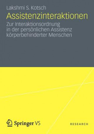 Książka Assistenzinteraktionen Lakshmi Kotsch