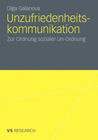 Книга Unzufriedenheitskommunikation Olga Galanova