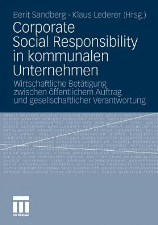 Carte Corporate Social Responsibility in Kommunalen Unternehmen Berit Sandberg