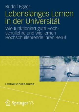 Kniha Lebenslanges Lernen in Der Universitat Rudolf Egger